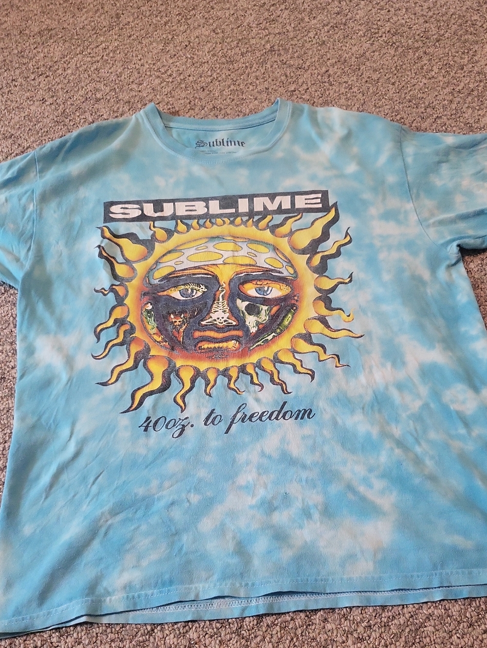 Mens Sublime Blue Tye Dye Shirt